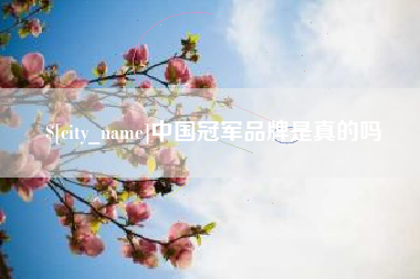 金湖中国冠军品牌是真的吗