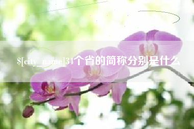 金湖34个省的简称分别是什么