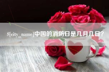 金湖中国的消防日是几月几日？