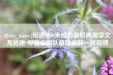 金湖短道5000米接力最后两圈李文龙陪跑-尽管中国队最终收获一枚铜牌