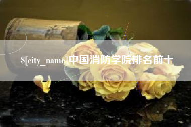 金湖中国消防学院排名前十