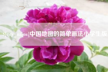 金湖中国地图的简单画法小学生版