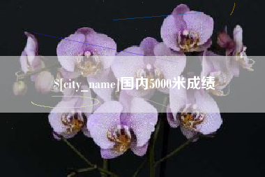 金湖国内5000米成绩