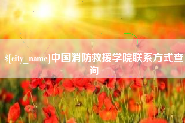 金湖中国消防救援学院联系方式查询