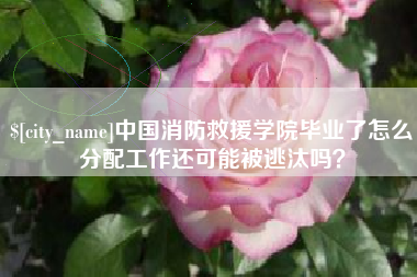 金湖中国消防救援学院毕业了怎么分配工作还可能被逃汰吗？