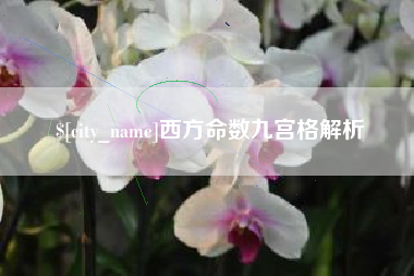 金湖西方命数九宫格解析