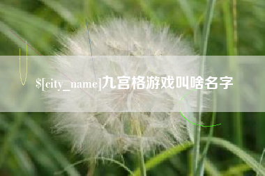 金湖九宫格游戏叫啥名字