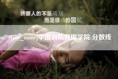 金湖中国消防救援学院 分数线