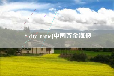 金湖中国夺金海报