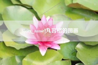 金湖九宫格的图画