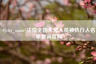 金湖法院全国失信人员被执行人名单查询官网