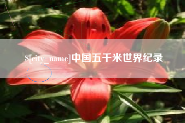 金湖中国五千米世界纪录