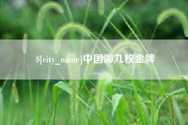 金湖中国哪九枚金牌