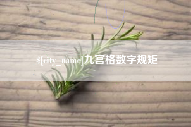 金湖九宫格数字规矩