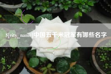 金湖中国五千米冠军有哪些名字